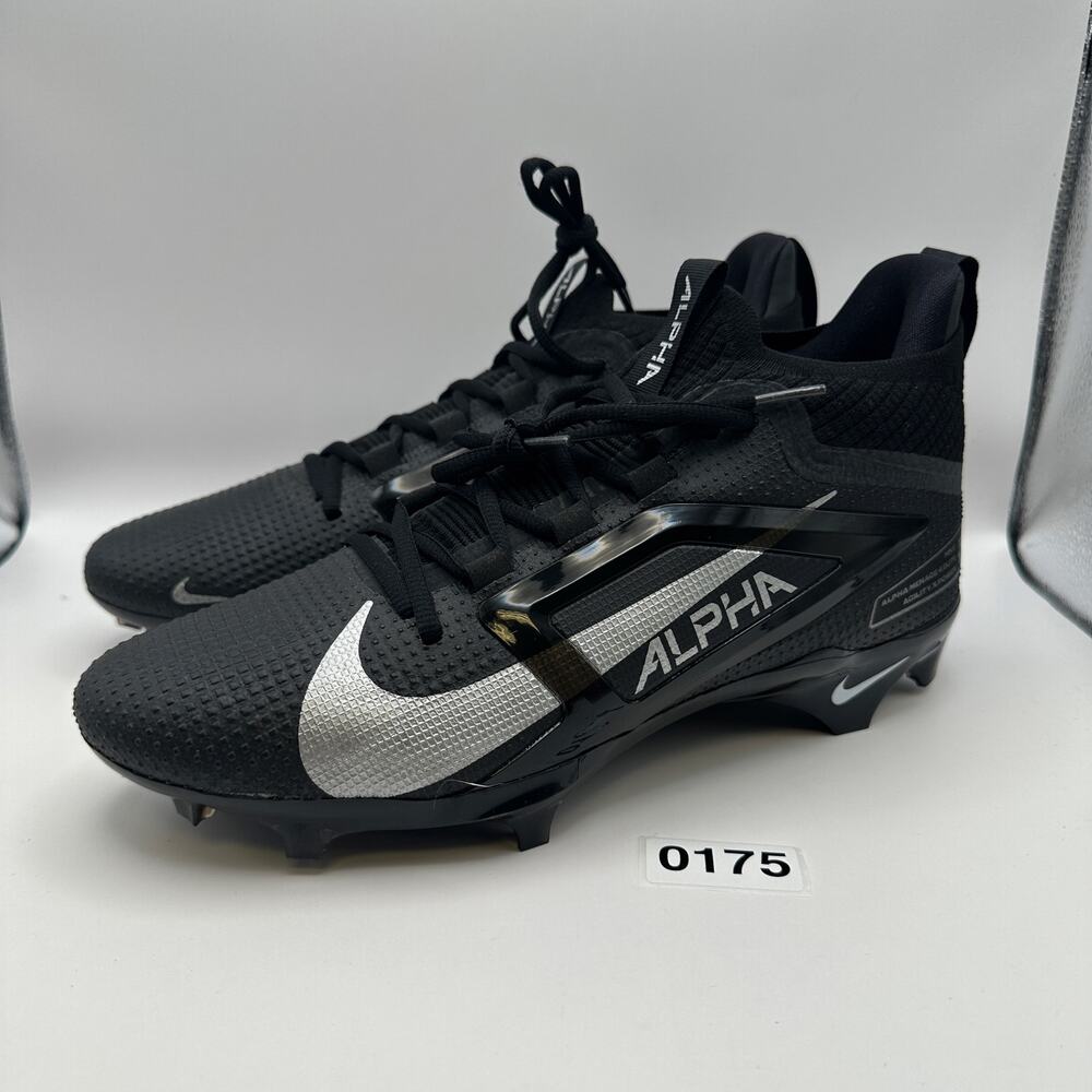 NIKE Men's 10.5 Alpha Elite 4 Menace Football Cleats FD7036-002